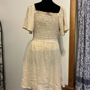 Selfie Leslie Yellow Floral Mini Dress